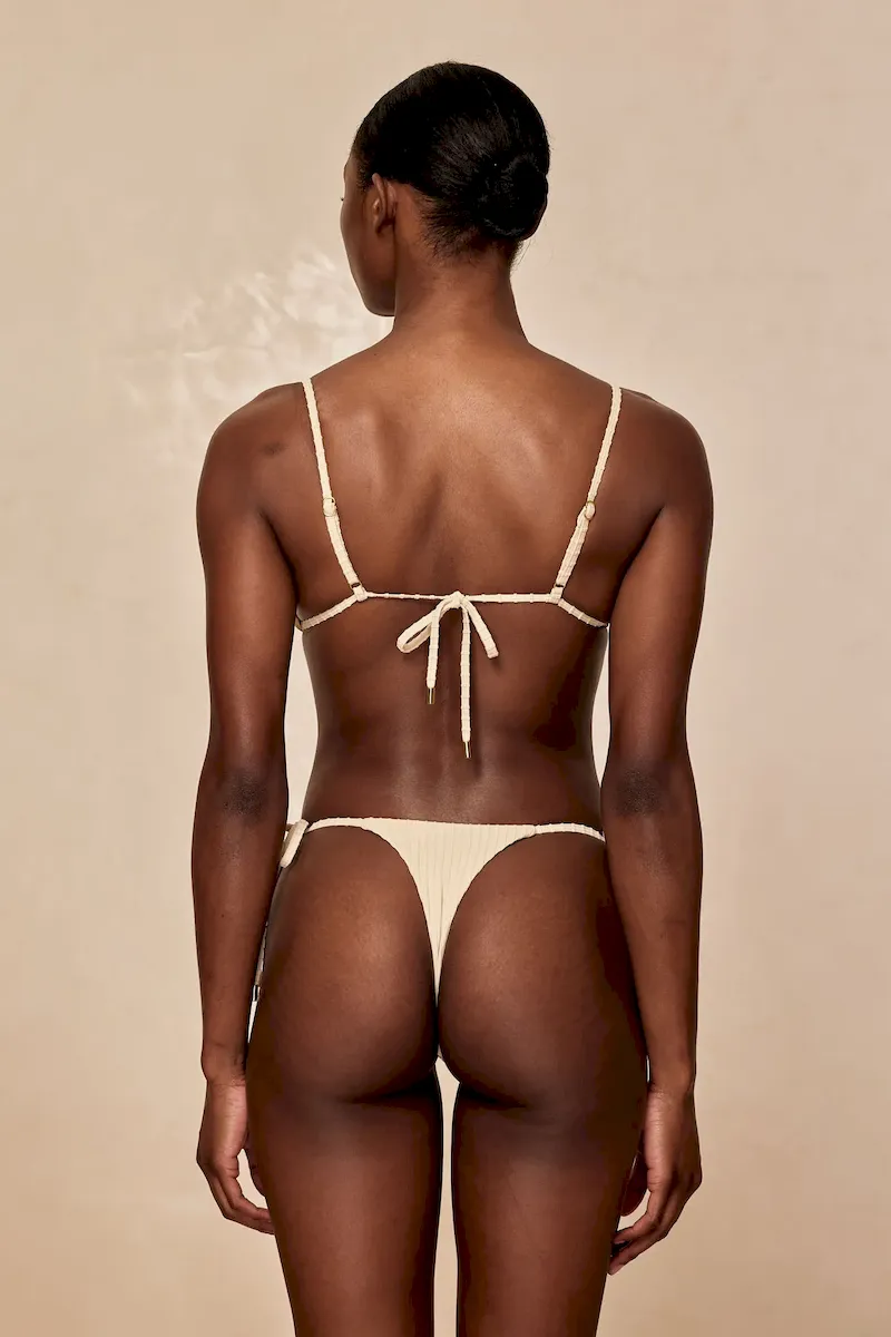 Palma Thong Vanilla Matte Rib - Image 6