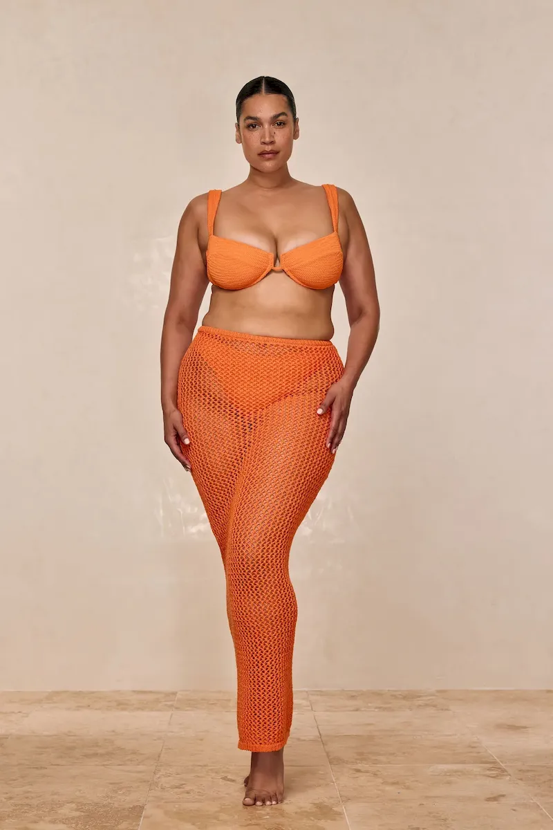 Fontelina Skirt Tangerine Petit Crochet - Image 5