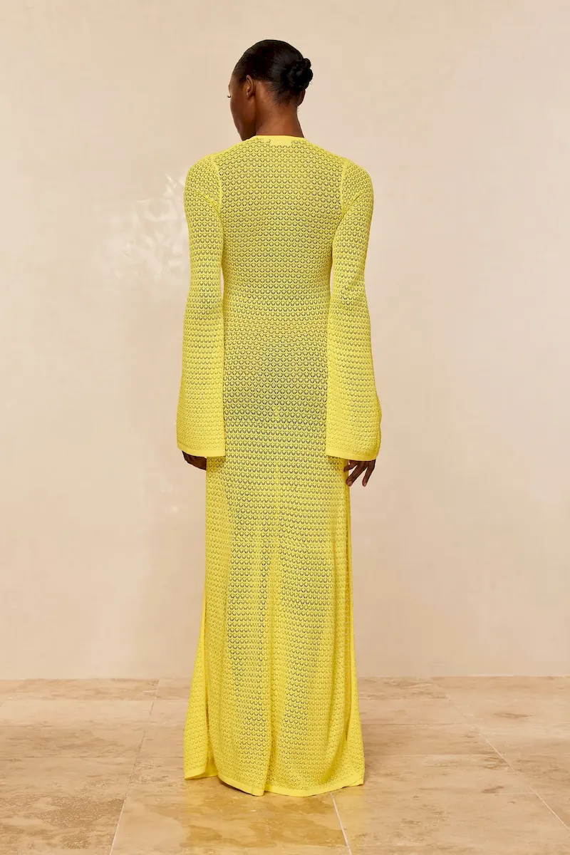 Montego Dress Limoncello Lace Crochet - Image 5