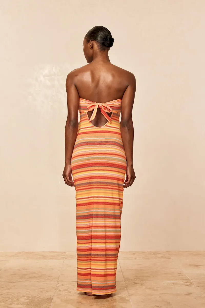 Montego Bandeau Dress Sardinia Stripe - Image 6
