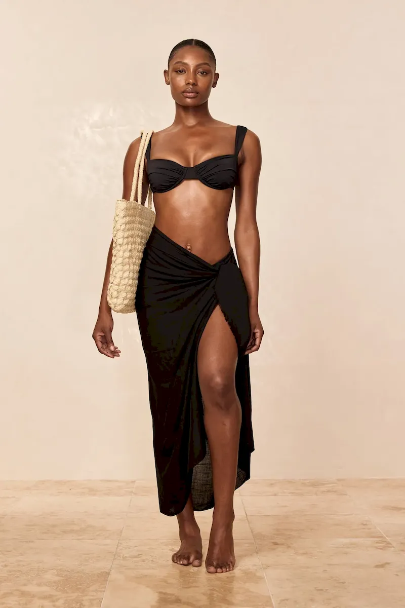 Amalfi Sarong Black - Image 2