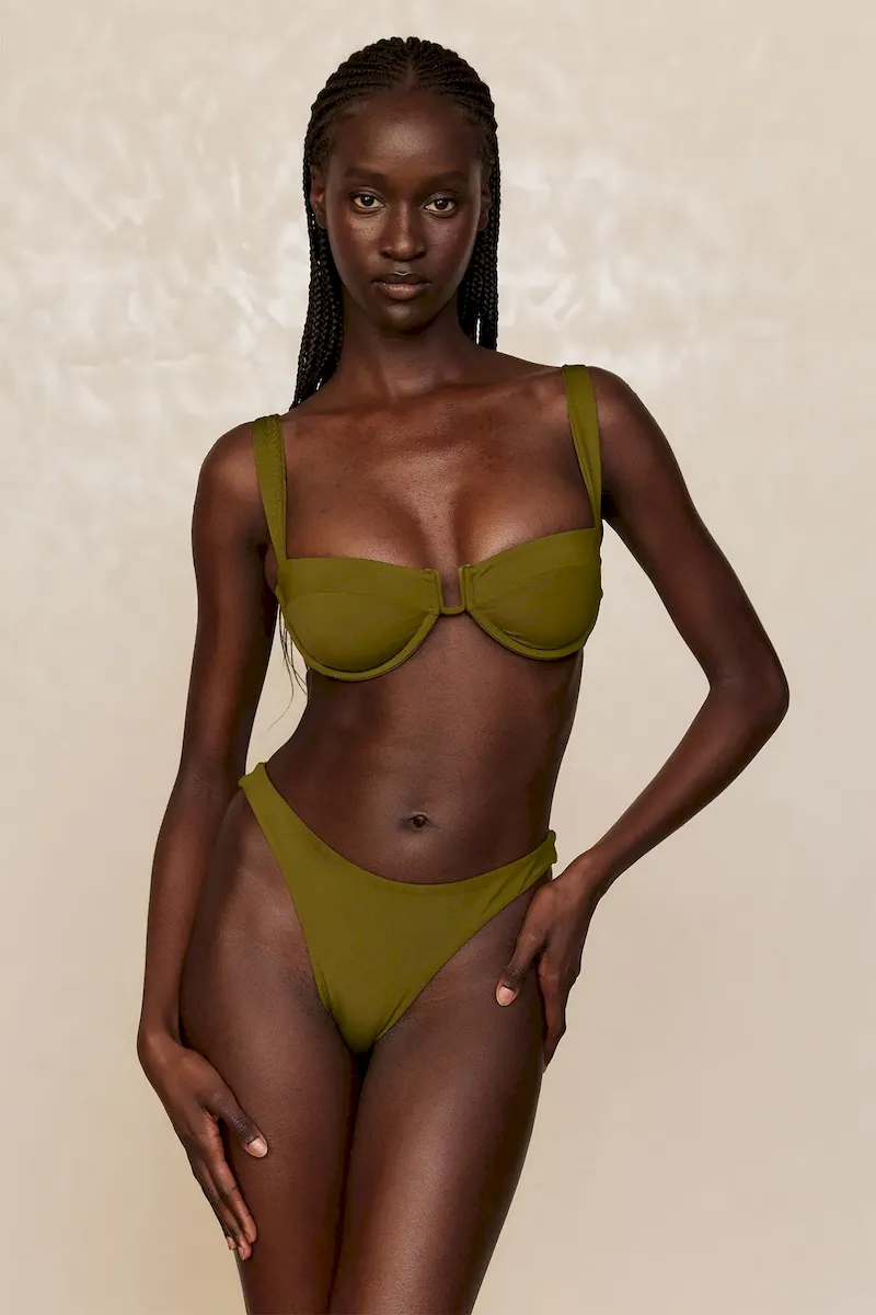 Cala Roja Top Olive - Image 5