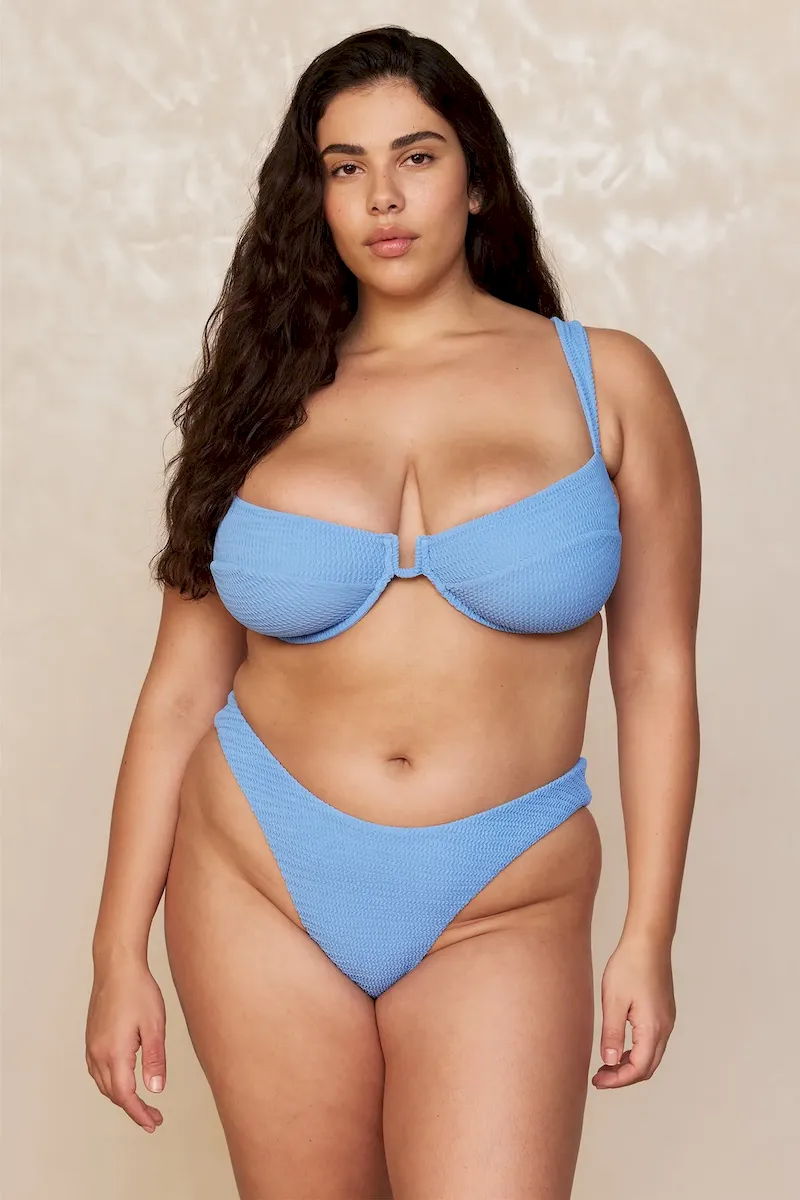 Cala Roja Top Azure Crinkle - Image 4