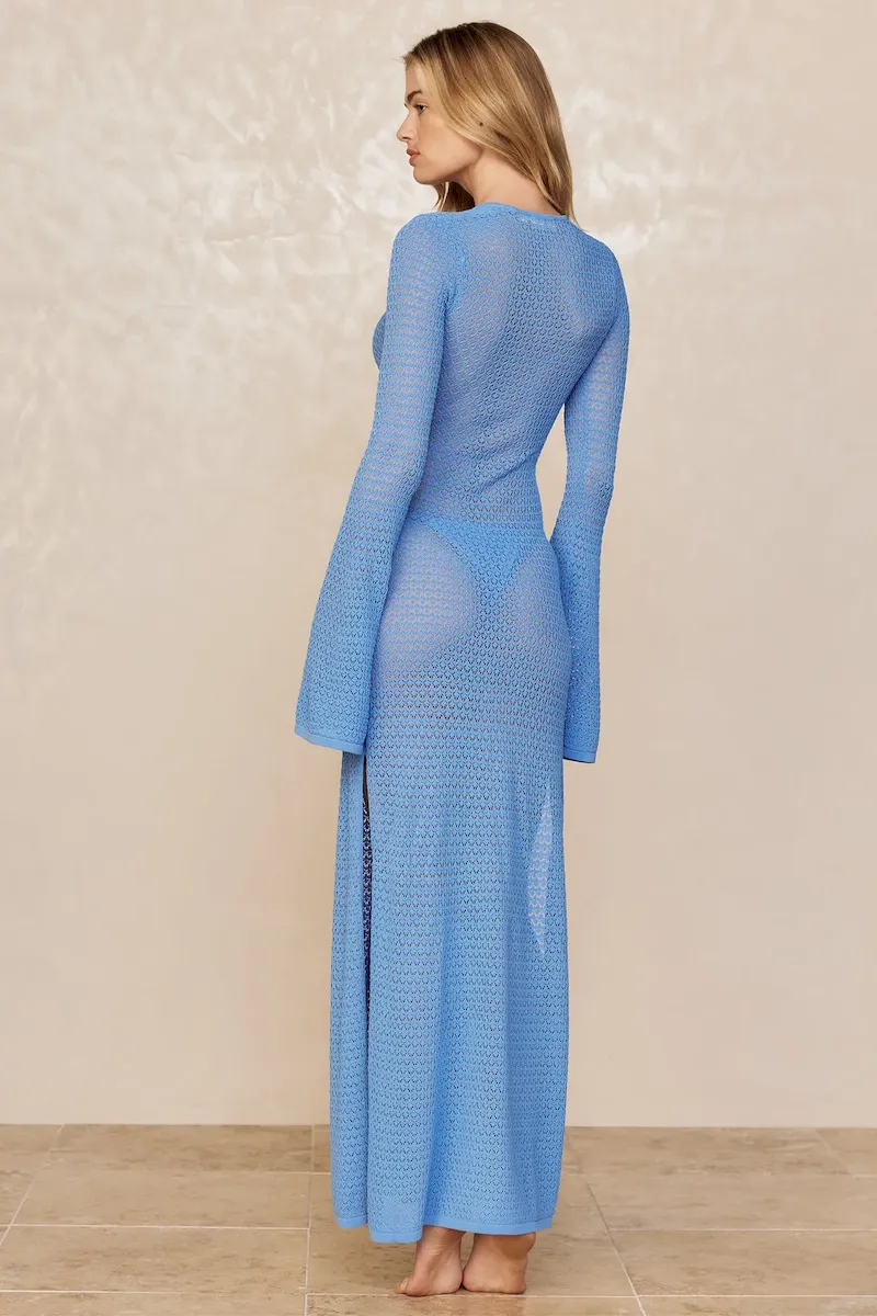 Montego Dress Azure Lace Crochet - Image 5