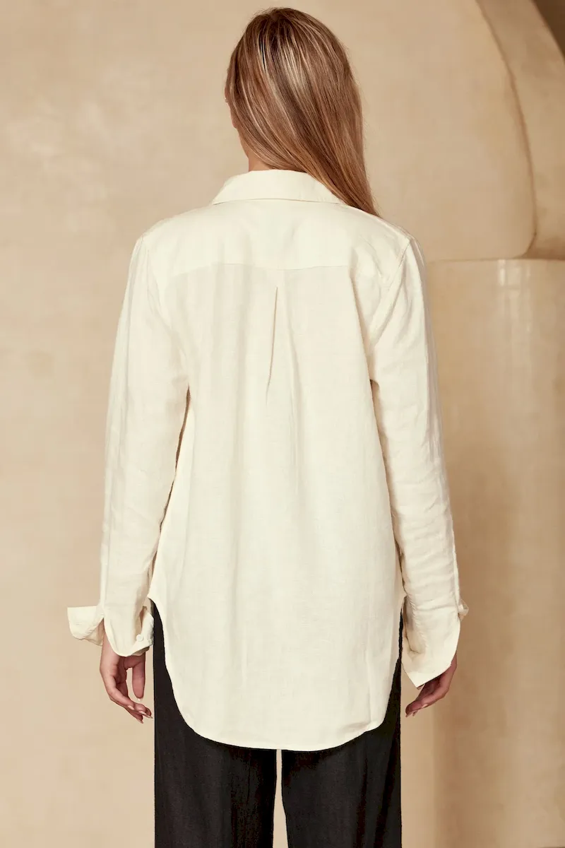 Sicily Shirt Ivory - Image 7