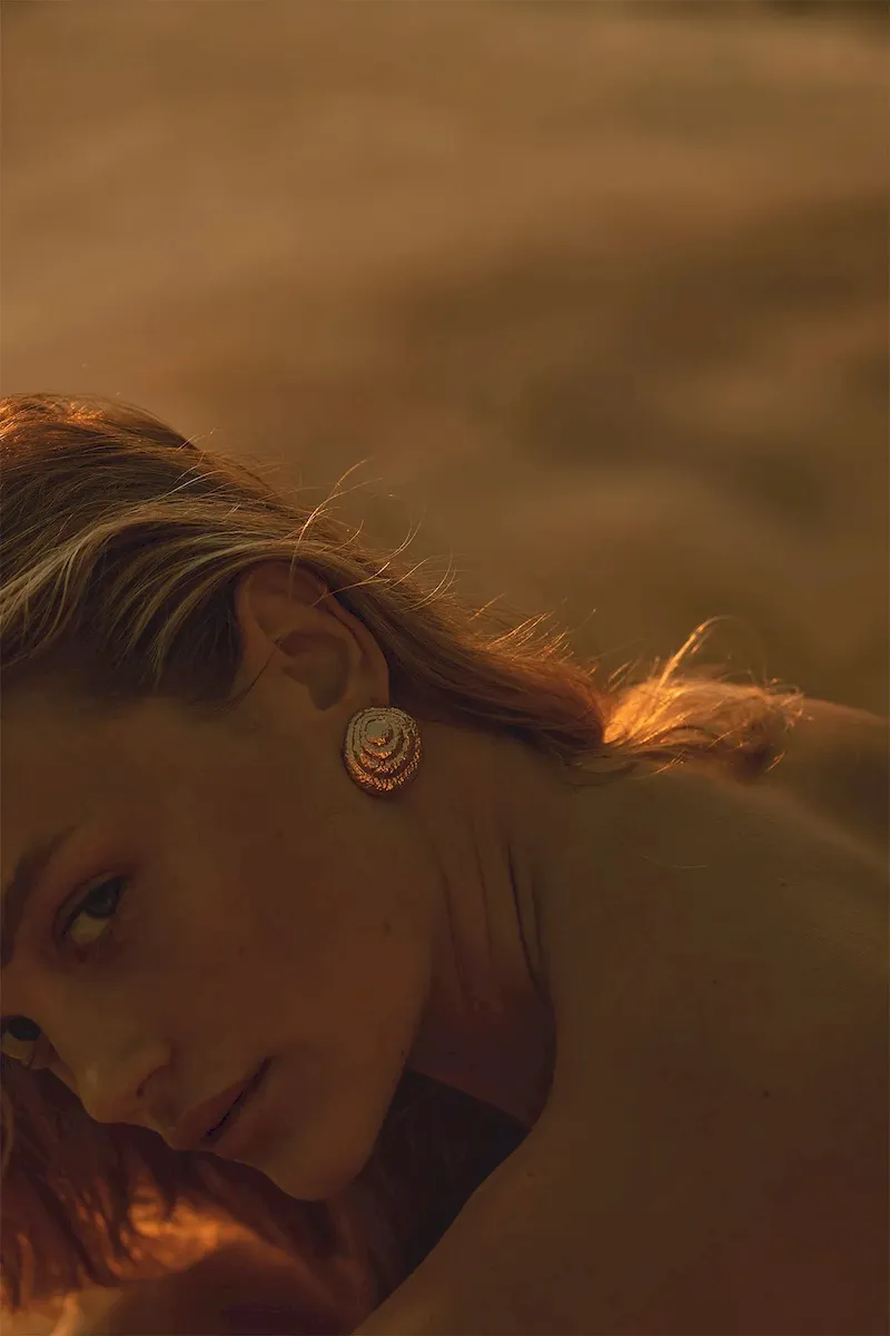 Barbados Earrings Gold - Image 5