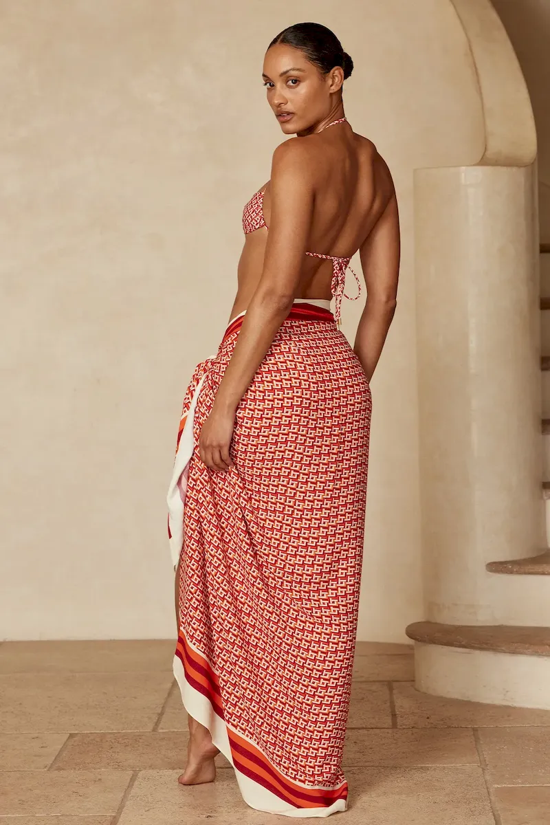 Marina Piccola Sarong Lattice Geo - Image 5