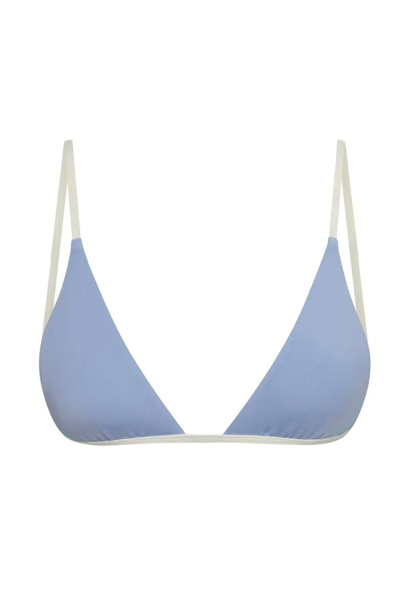 Barbados Top Azure/Ivory