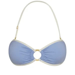 Costa Rica Top Azure/Ivory