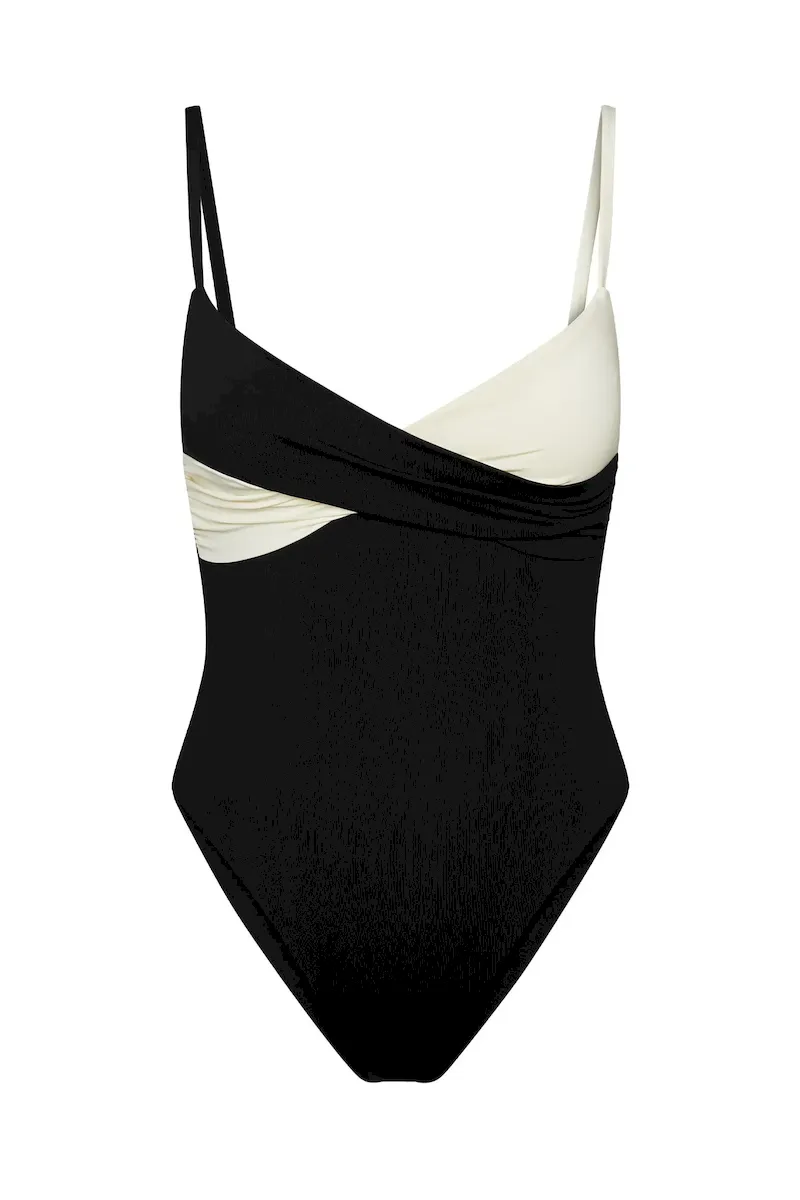 Bordeaux One Piece Black/Ivory