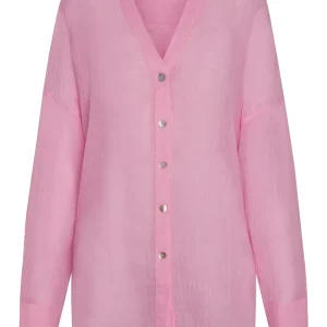 Barcelona Tunic Cherry Blossom Crinkle Linen