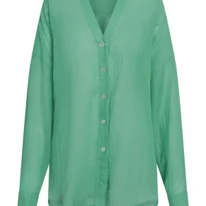 Barcelona Tunic Pond Crinkle Linen