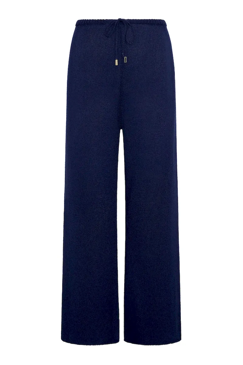 Belize Pant Open Knit Midnight