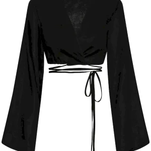 Azores Top Black Linen