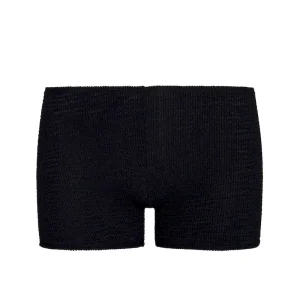 Cali Short Black Crinkle