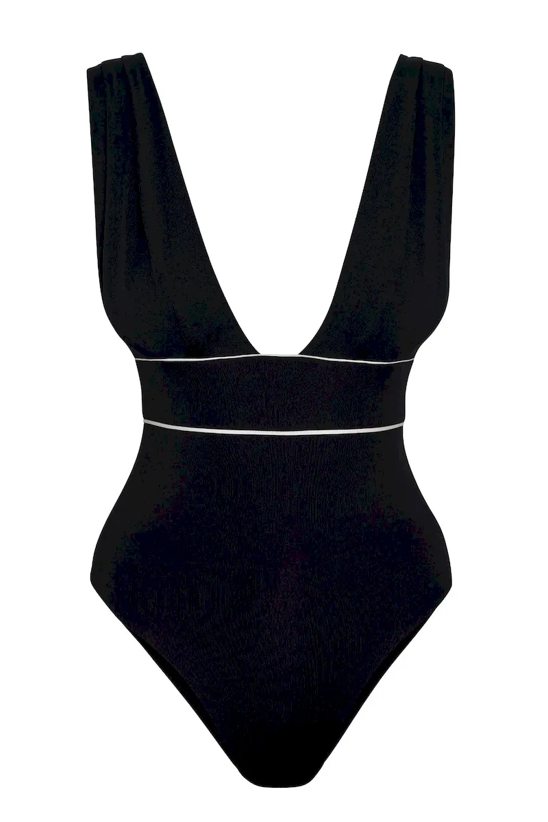 Aruba One Piece Black/Ivory
