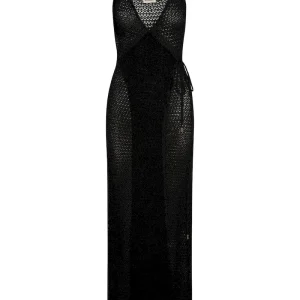 Levanzo Dress Black Lace Crochet