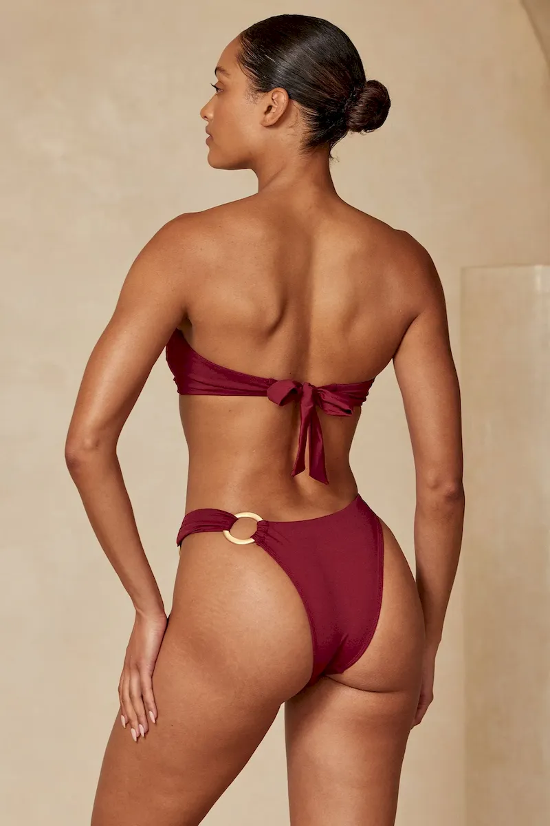 Bronte Bottom Burgundy - Image 4