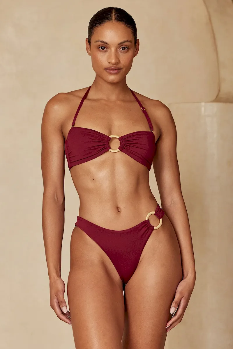 Bronte Bottom Burgundy - Image 6