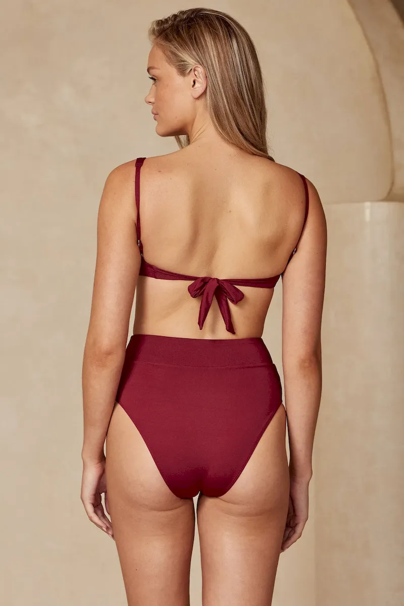 Sorrento Bottom Burgundy - Image 2