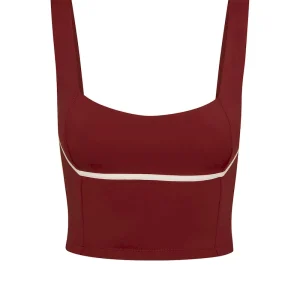 Zion Tank Burgundy/Ivory