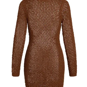 Bermuda Dress Bronze Diamond Crochet