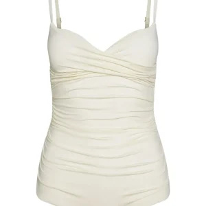 Bordeaux One Piece (Full Coverage) Ivory