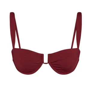 Cala Roja Top Burgundy