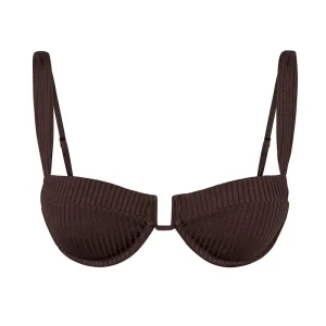 Cala Roja Top Espresso Wide Rib