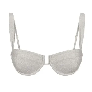 Cala Roja Top Soft Silver Shimmer