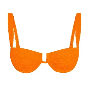 Cala Roja Top Tangerine Crinkle