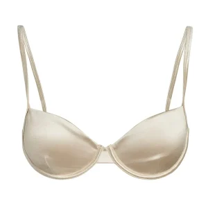 Capri Top Champagne Shiny Jersey