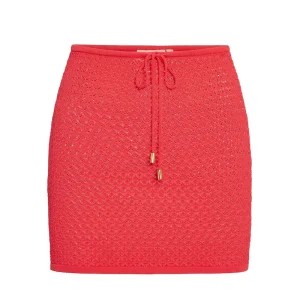Cartagena Skirt Strawberry Lace Crochet