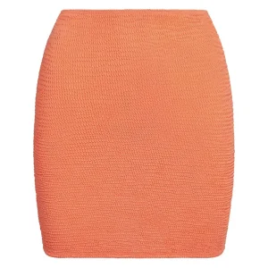 Cayman Skirt Summer Peach Crinkle
