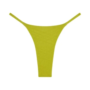 Brazil Thong Chartreuse Summer Plaid