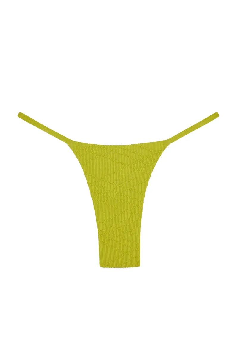 Barbados Bottom Chartreuse Summer Plaid