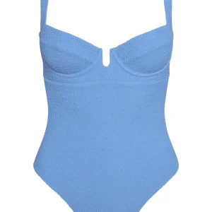 Clovelly One Piece Azure Crinkle