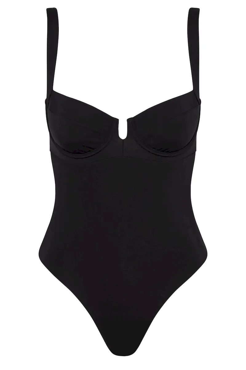 Clovelly One Piece Black