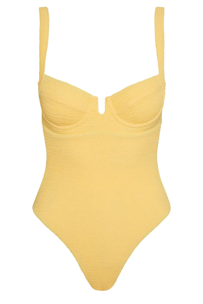 Clovelly One Piece Honey Crinkle