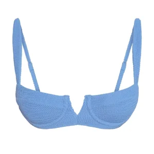 Clovelly Top Azure Crinkle