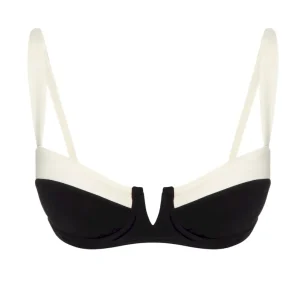 Clovelly Top Black/Ivory