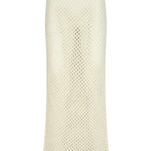 Cape May Skirt Ivory Crochet