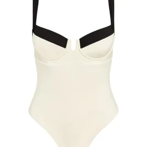 Clovelly One Piece Ivory/Black