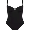 Clovelly One Piece Long Body Black