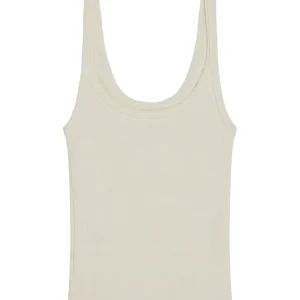 Devin Tank Ivory Rib