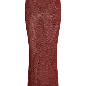 Fontelina Skirt Burgundy Treble Knit