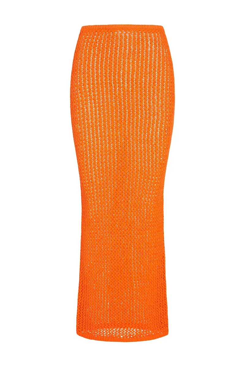 Fontelina Skirt Tangerine Petit Crochet