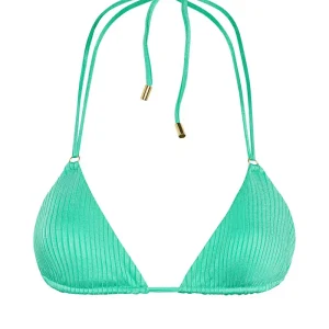Hanalei Top Turquoise Wide Rib