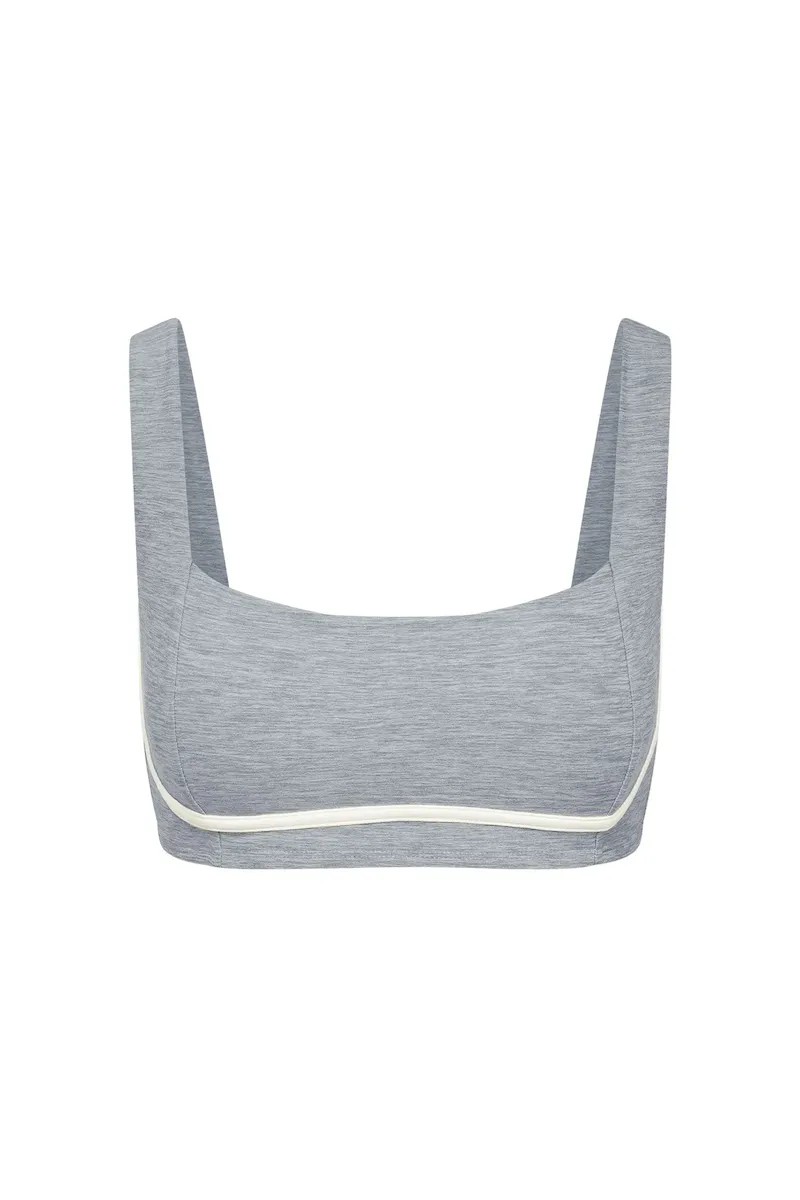 Zion Bra Heather Grey/Ivory