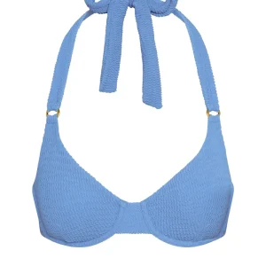 Honolulu Top Azure Crinkle